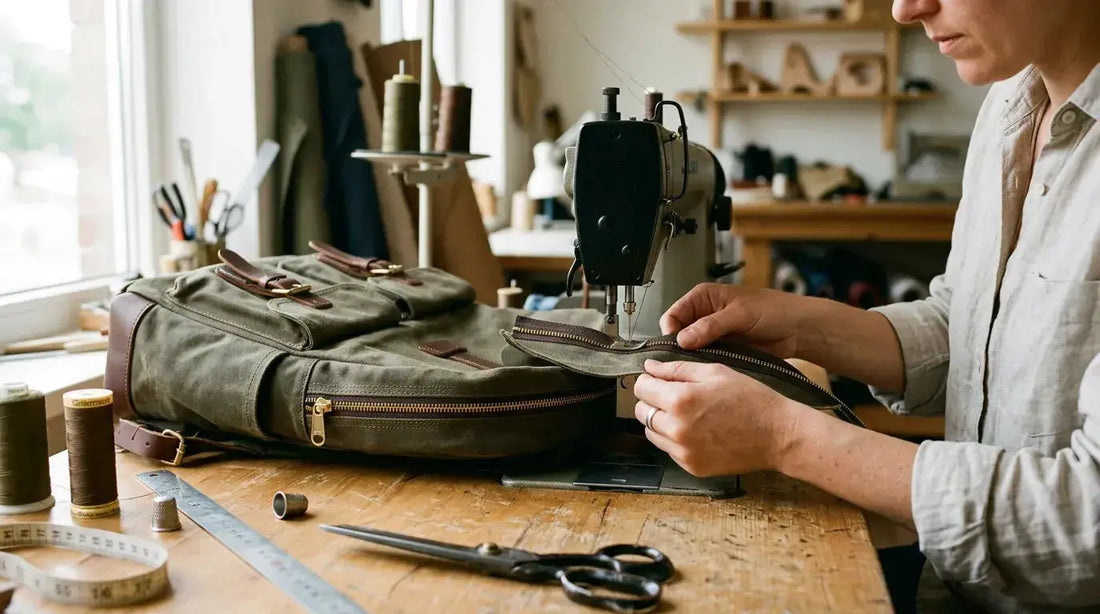 Comment coudre une fermeture éclair sur un sac ?