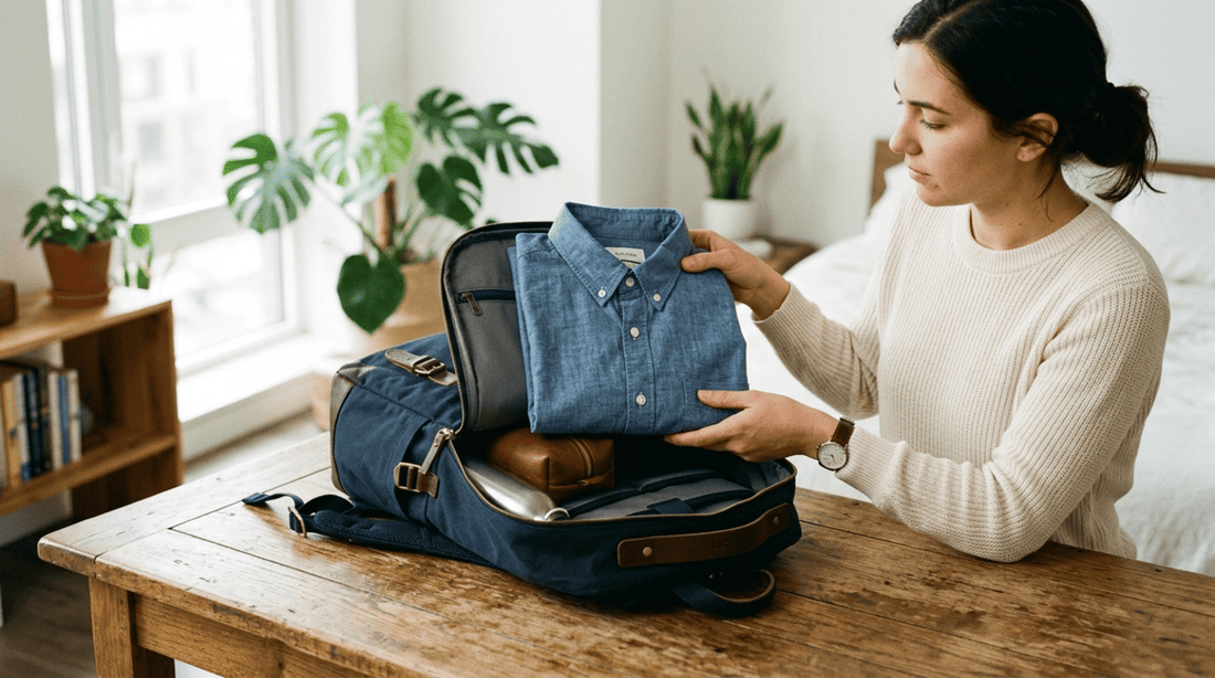 Comment plier une chemise dans un sac ?