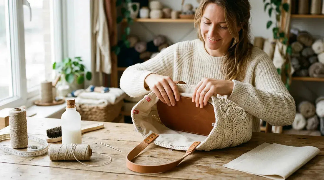 Comment rigidifier un sac au crochet ?