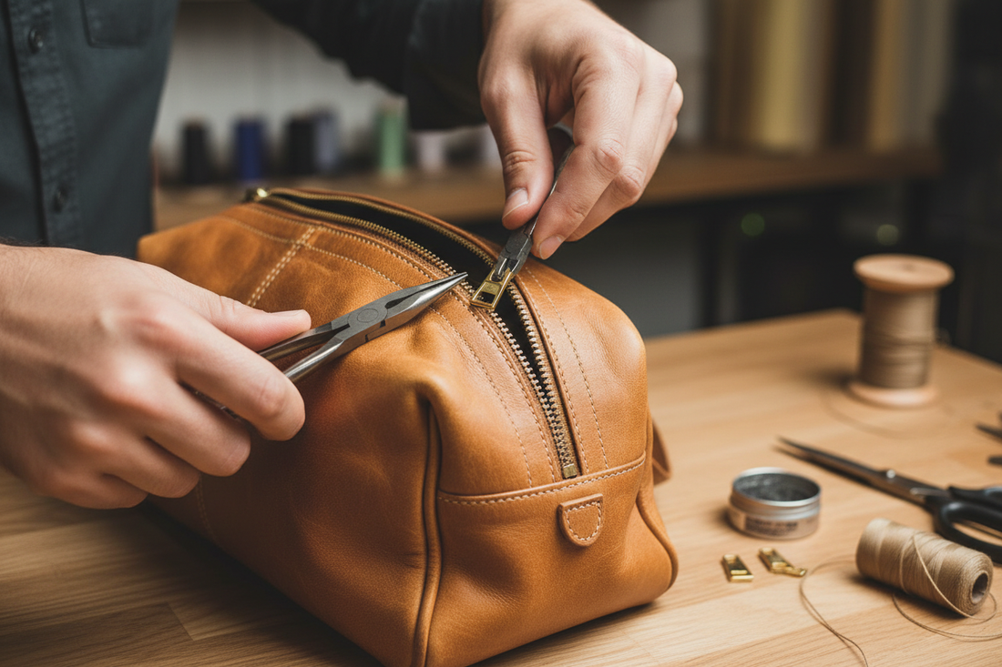 Comment réparer une fermeture de sac ?