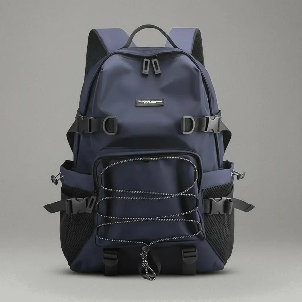 Sac à dos antivol voyage homme Bleu, vue de face