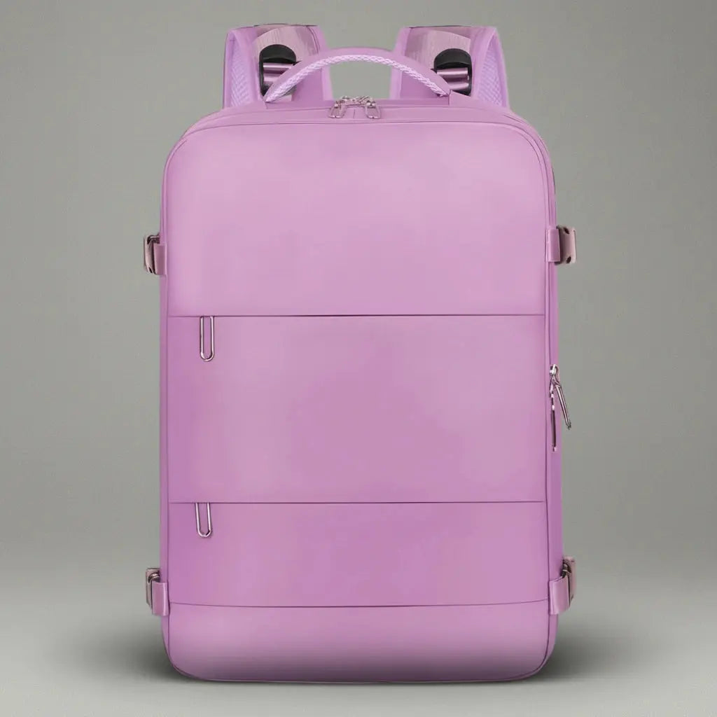 Sac à dos cabine imperméable Violet, vue de face