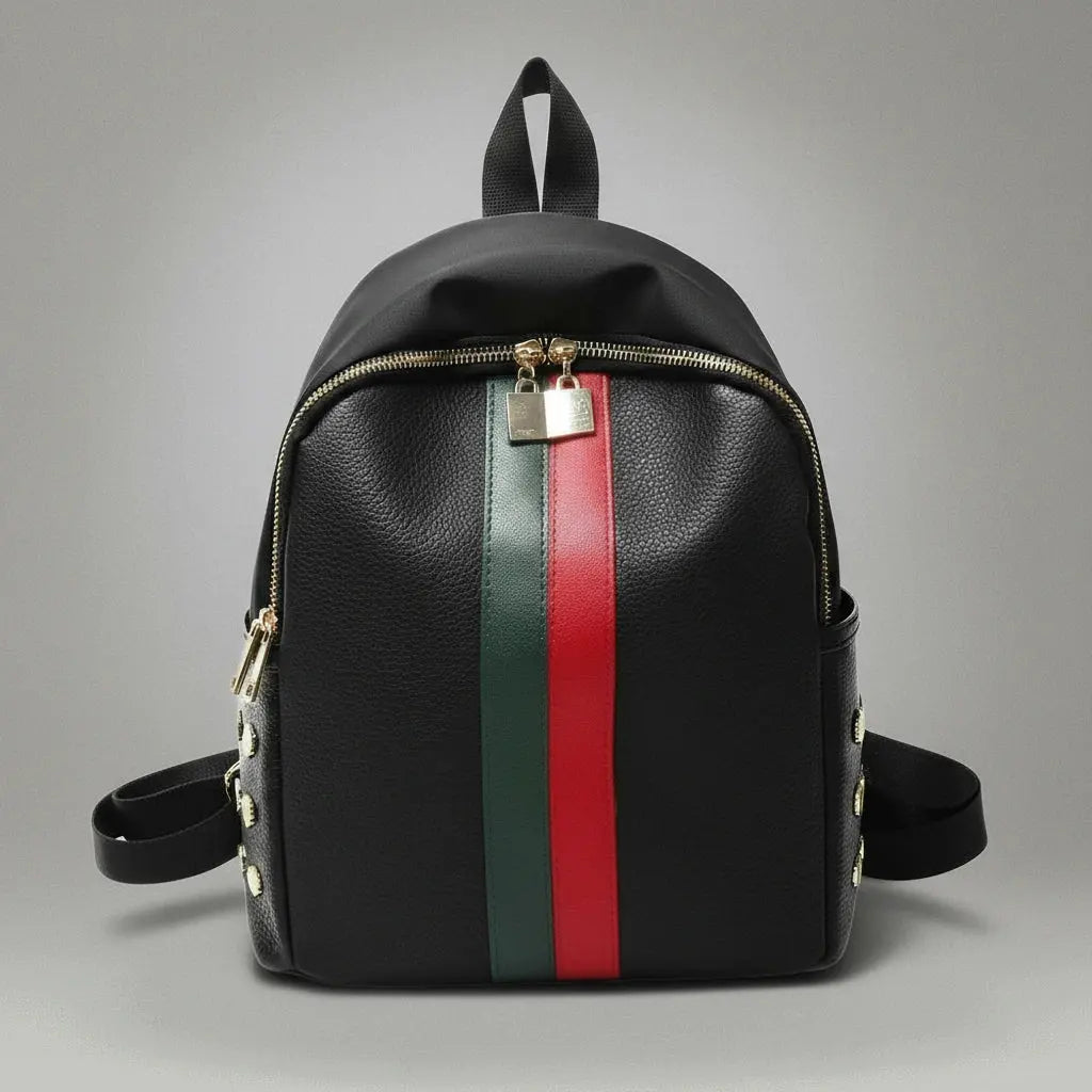 Sac à dos en cuir rétro