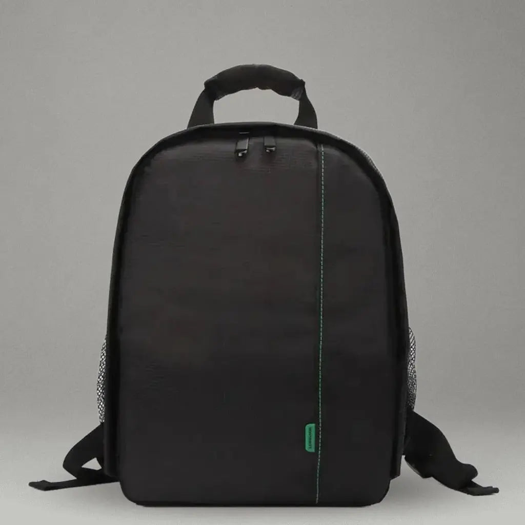 Sac à dos étanche antivol appareil photo Vert, vue de face