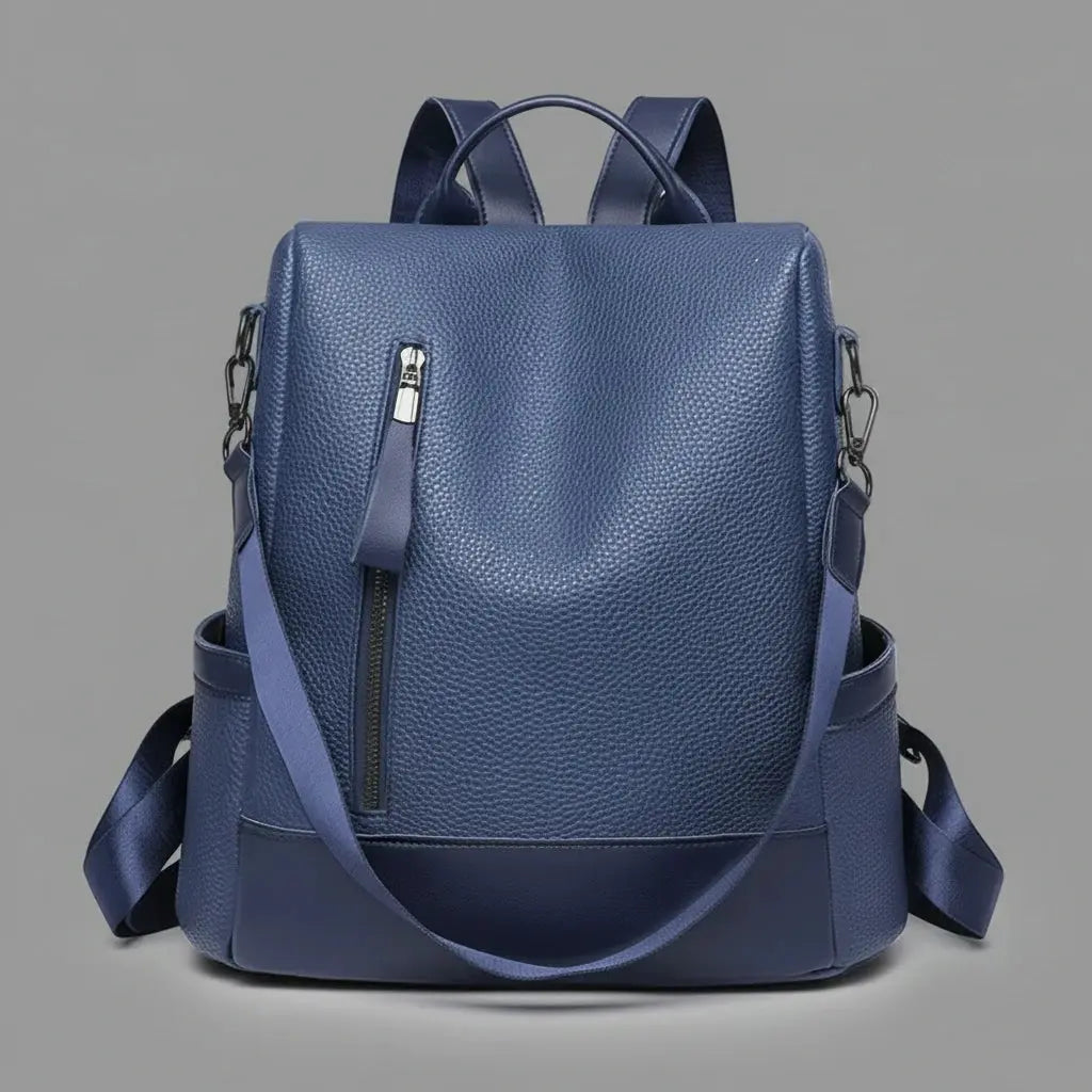 Sac à dos femme pratique Bleu, vue de face