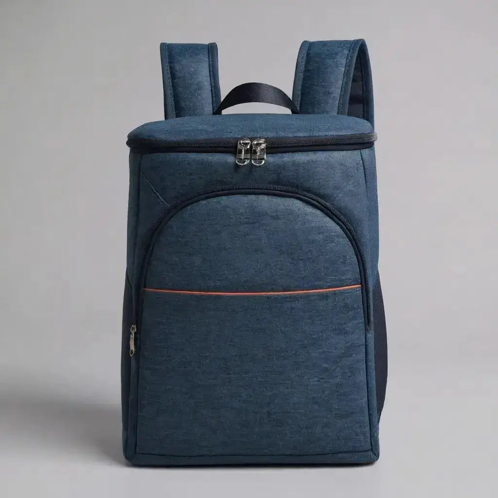 Sac à dos glacière randonnée Bleu marine, vue de face