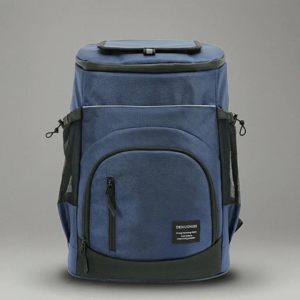 Sac à dos isotherme pique-nique Bleu, vue de face