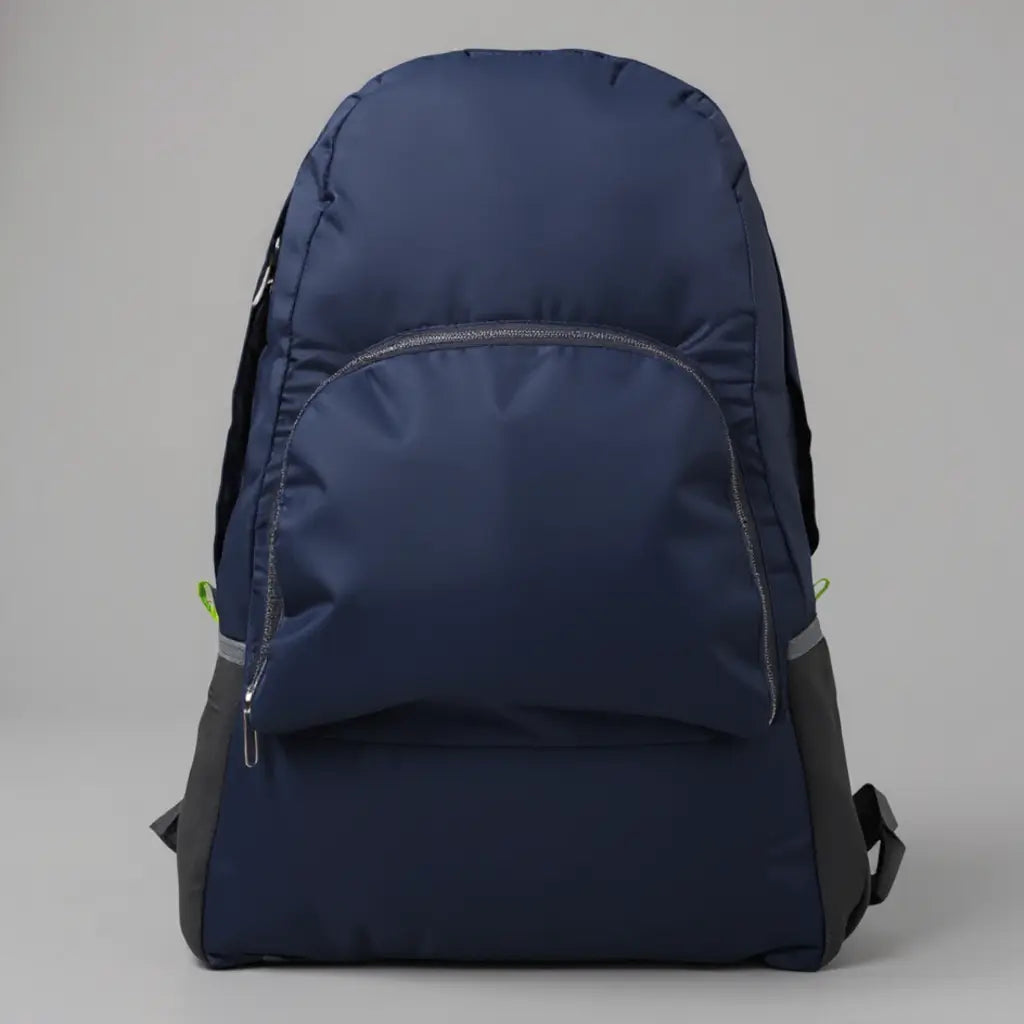 Sac à dos léger voyage Bleu Sombre, vue de face