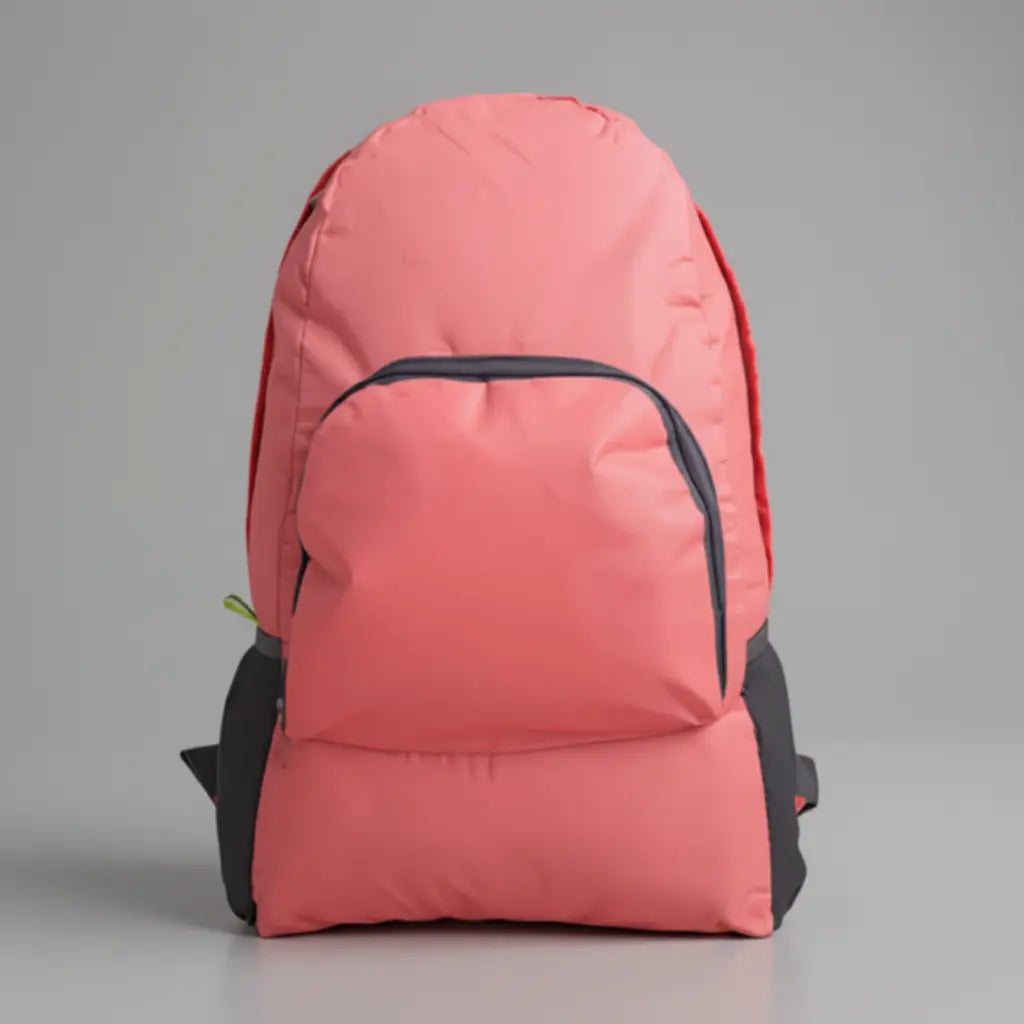 Sac à dos léger voyage Rose Rouge, vue de face