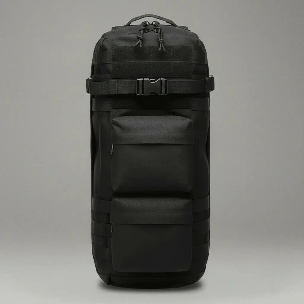 Sac à dos multi-compartiments Neutre Noir, vue de face