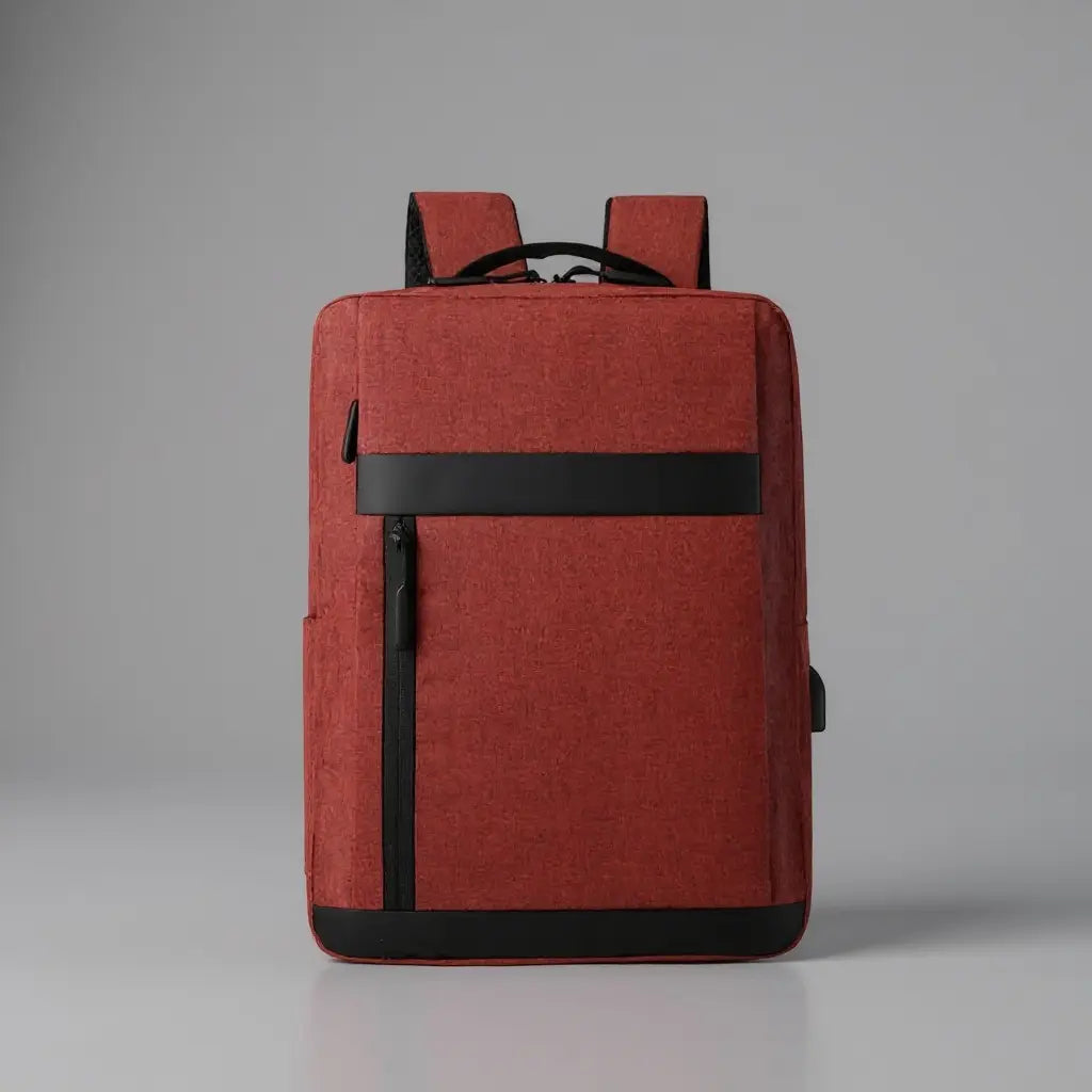 Sac à Dos Ordinateur 15 Pouces Imperméable Rouge