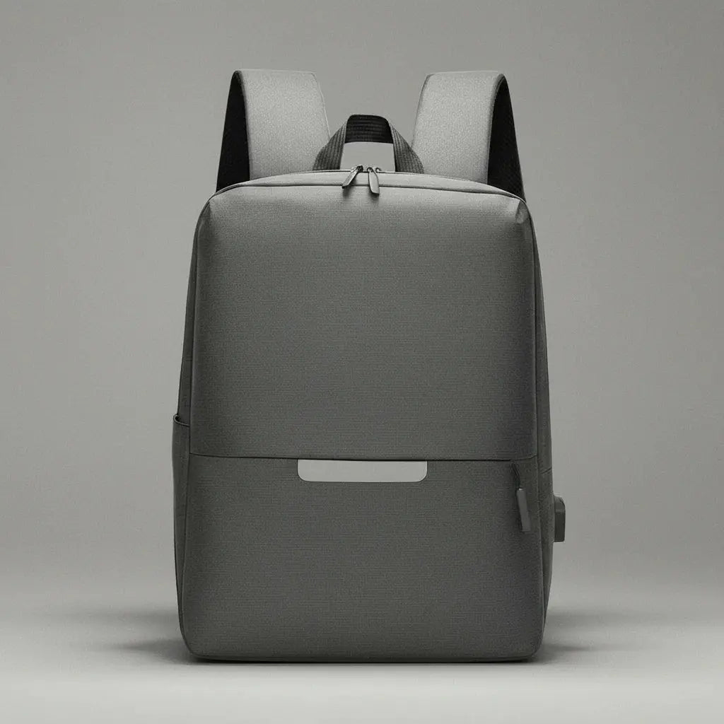 Sac à dos ordinateur chic Gris, vue de face