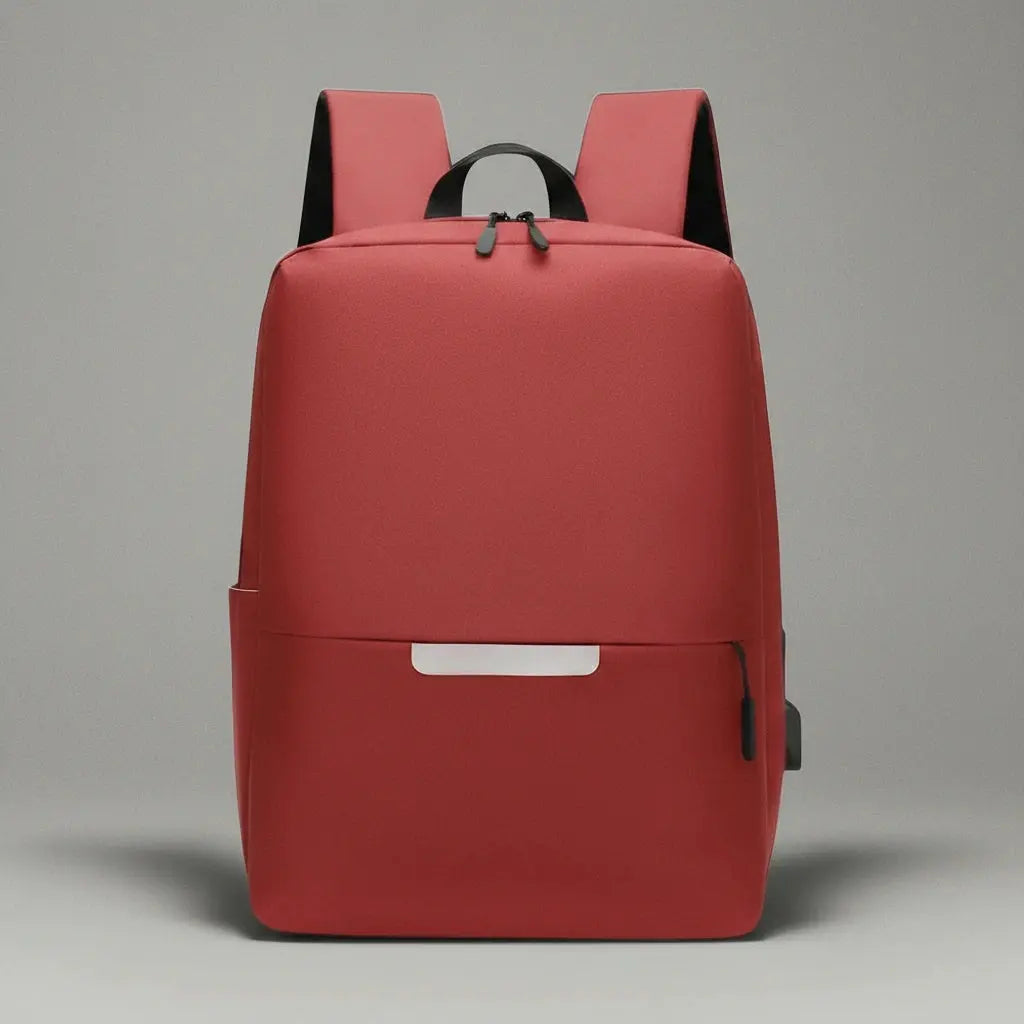 Sac à dos ordinateur chic Rouge, vue de face