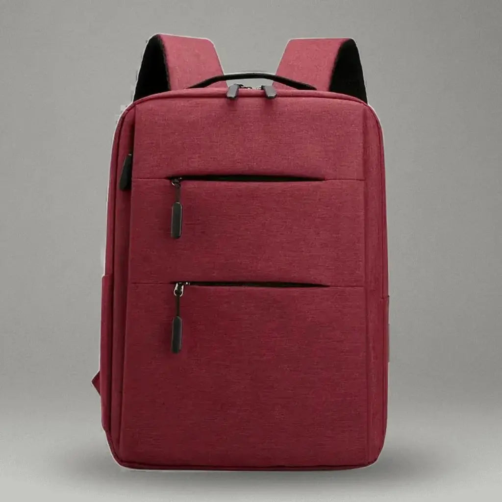 Sac à dos ordinateur grande capacité Rouge, vue de face