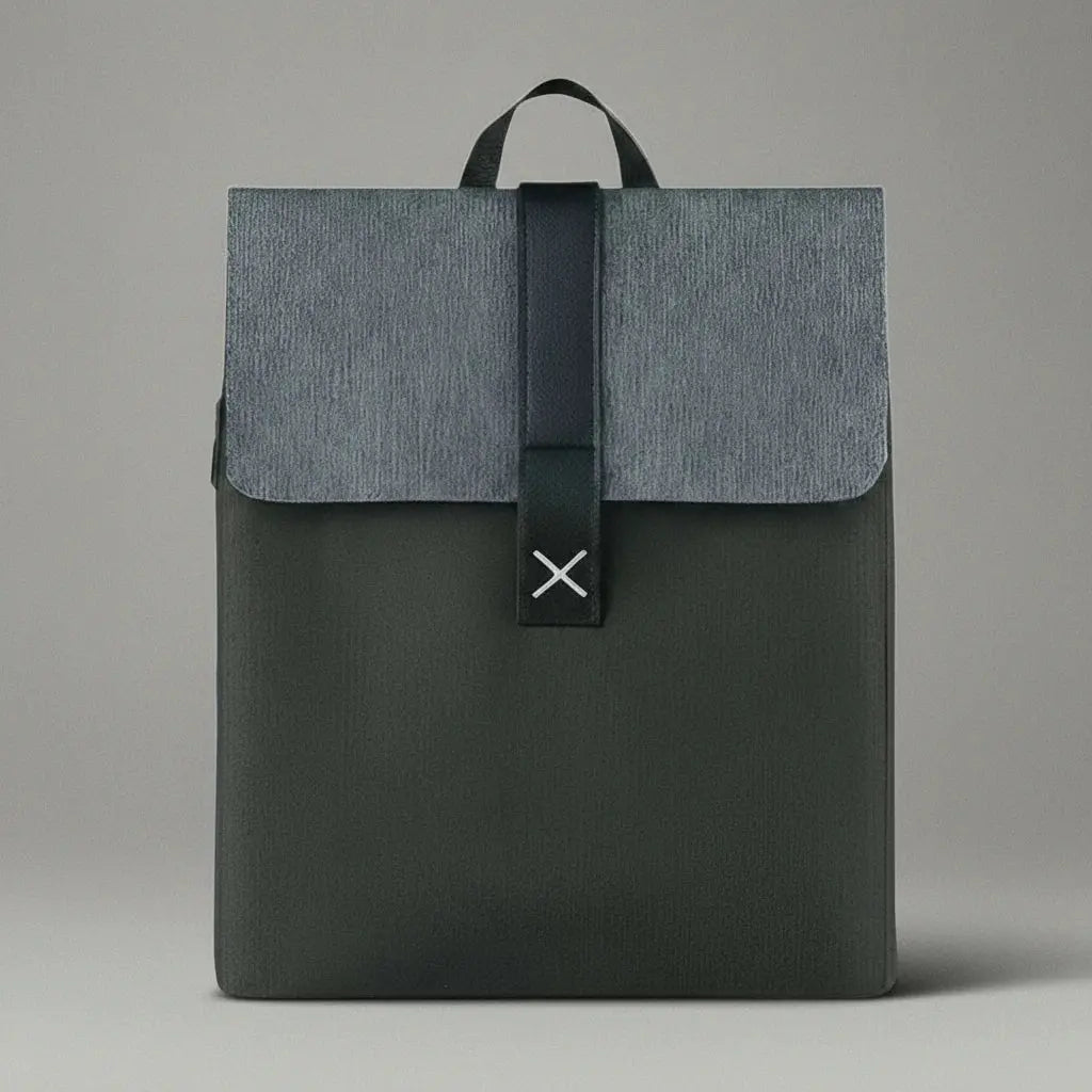 Sac a dos ordinateur homme tendance Gris, vue de face