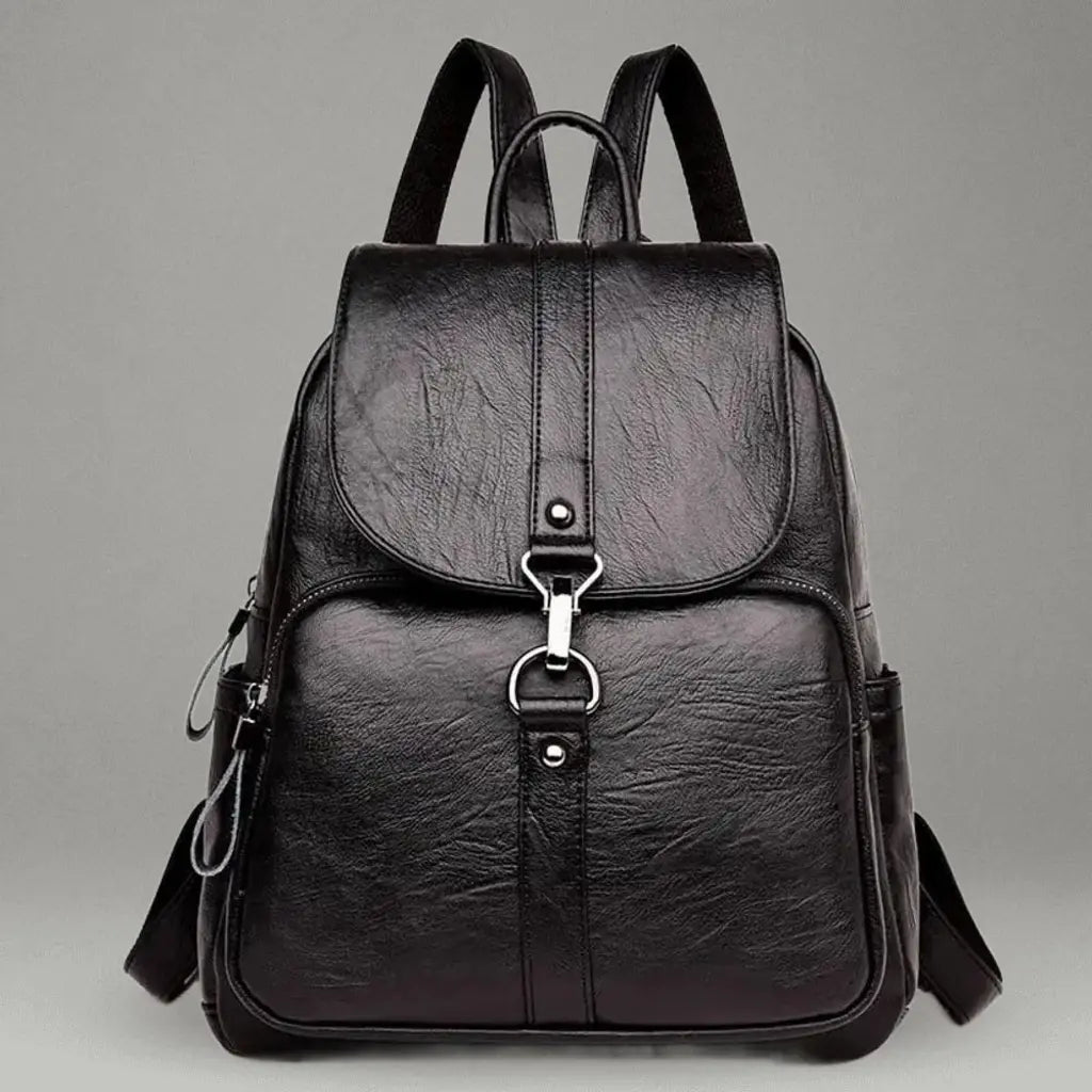 Sac à dos voyage antivol femme Noir, vue de face