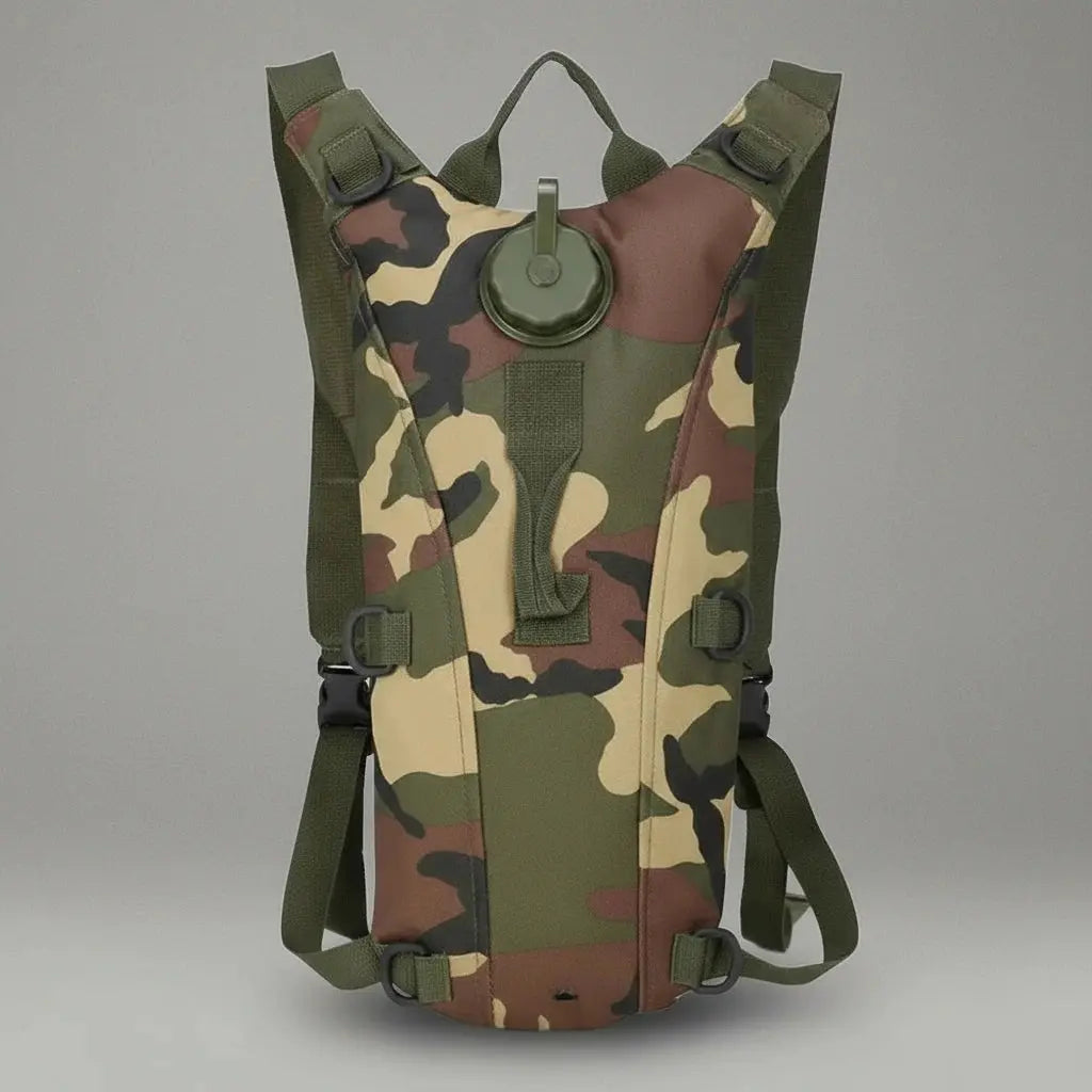 Sac à dos voyage militaire Camouflage Jungle, vue de face