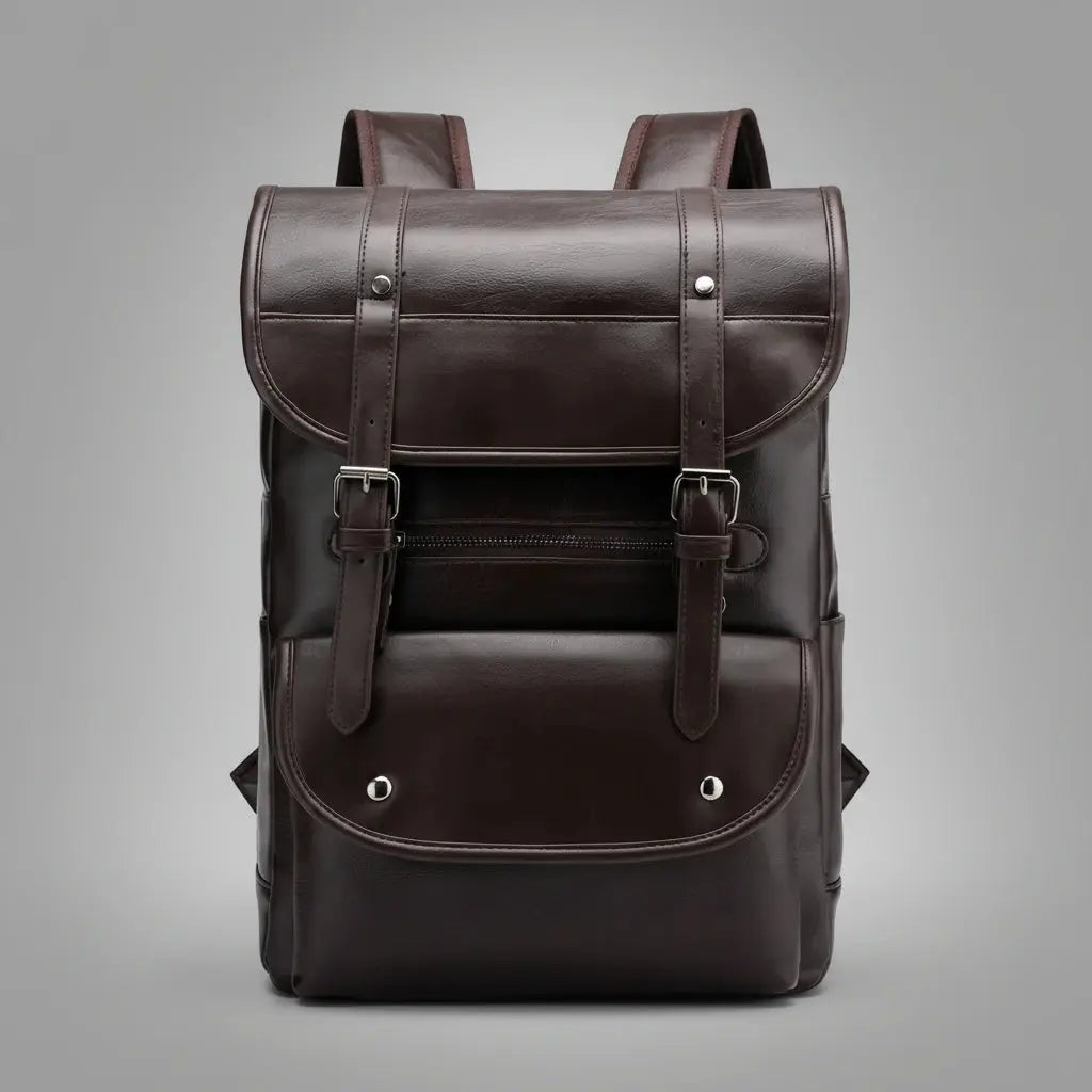 Sac etudiant cuir