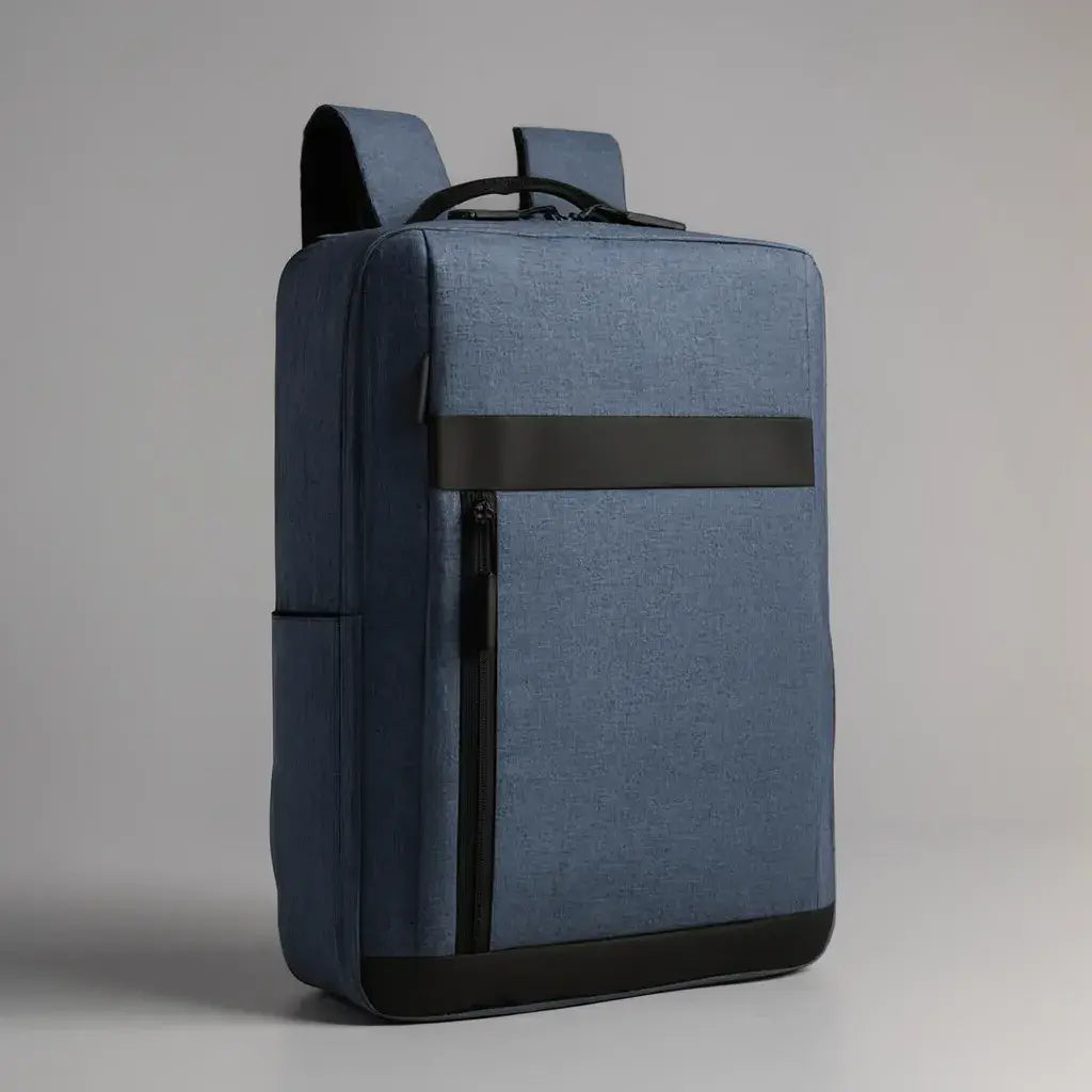 Vue trois quarts avant du sac à dos - Bleu